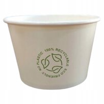 Miski papierowe do zupy bulionówka flaczarka bez dopłat SUP eko 500ml 50szt