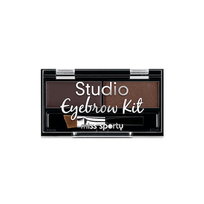Miss Sporty, Studio Eyebrow Kit, cienie do brwi 001 Medium Brown, 1,1 g Miss Sporty