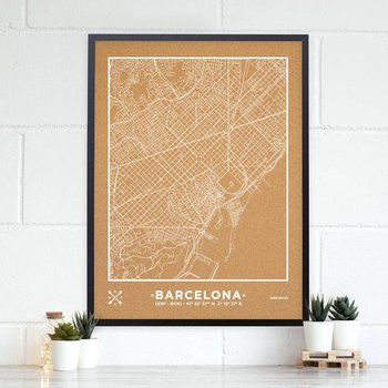 Miss Wood Barcelona, Mapa Cork - Mapa Woody Natural Barcelona - Miss Wood Barcelona