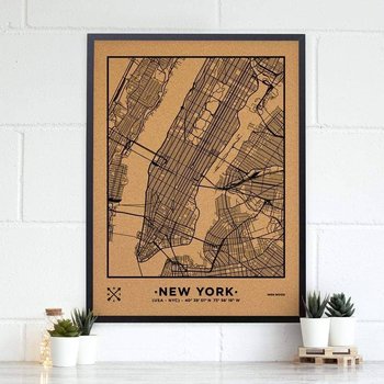 Miss Wood Barcelona, Mapa Cork - Mapa Woody Naturalny Nowy Jork - Miss Wood Barcelona