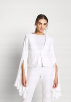 Missguided Żakiet Damski Biały Falbany 34 1Z8F3_A* Inna marka
