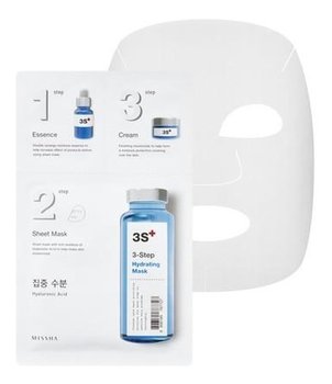 Missha, 3 Step, maseczka nawadniająca w płachcie Hydrating Mask, 28 g - Missha