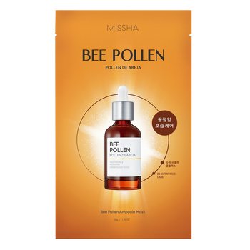 Missha, Bee Pollen Ampoule Mask, Odżywcza maska w płachcie, 30g - Missha