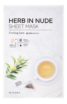 Missha, Herb In Nude Sheet Mask, maska do twarzy Firming Care, 23 g - Missha