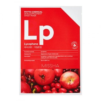Missha, Phyto-Chemical, maska w płachcie Lycophene, 25 ml - Missha