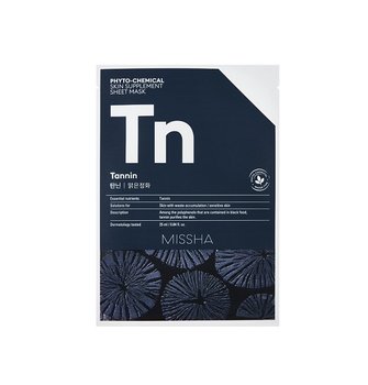 Missha, Phyto-Chemical, maska w płachcie Tannin, 25 ml - Missha