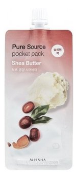 Missha, Pure Source, maseczka na noc z ekstraktem z masła shea, 10 ml - Missha