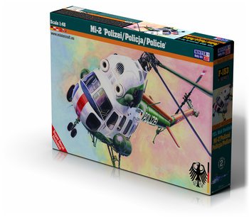 Mistercraft, model do sklejania Mil Mi-2 Polska Policja, 1:48 - Mistercraft