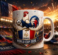 Mistrzostwa Swiata 2026 Mundial Francja prezent dla kibica kubek Kogut