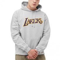 HealthdesignShops - MITCHELL & NESS NBA LOS ANGELES LAKERS LOGO HOODIE GOLD  - Grey T-shirt For Kids With Logos