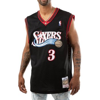 Mitchell & Ness NBA SWINGMAN JERSEY 2.0 - Philadelphia 76ERS 'A. IVERSON  #3', SMJYGS18201-P76BLCK00AIV