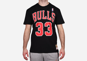 Mitchell & Ness Name&Number Tee Chicago Bulls – Scottie Pippen - Mitchell & Ness