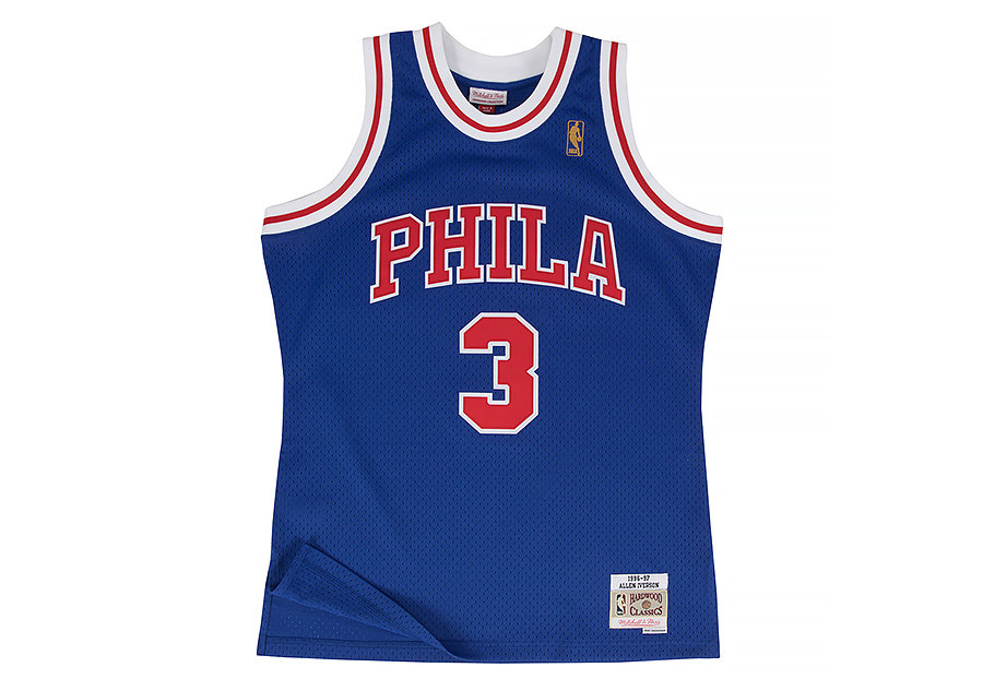 NBA Philadelphia 76ers Allen Iverson 3番 Allen Iverson #3 Philadelphia 76ers Retro NBA Jersey