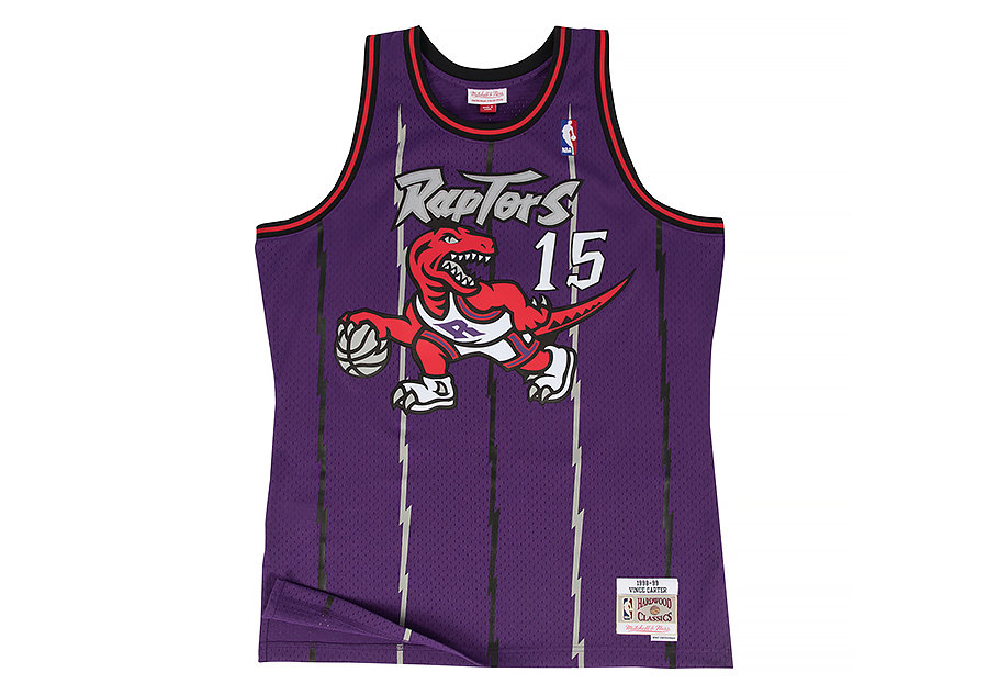 Outerstuff Vince Carter Toronto Raptors NBA Mitchell & Ness Maillot en jersey rétro pour jeunes des Raptors de Toronto de la NBA, Violet
