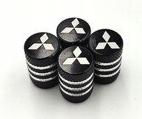 MITSUBISHI nakrętki na wentyle ALUMINIOWE kapturki wentylki 4szt. ATA