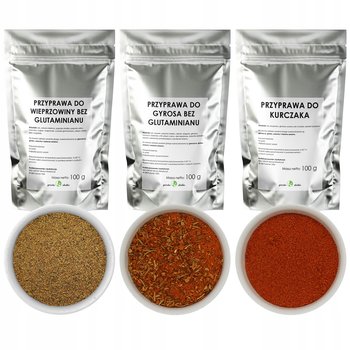 Mix Przypraw Do Mięs Kurczak Gyros Wieprzowina 3 X 100G - gorzkoislodko