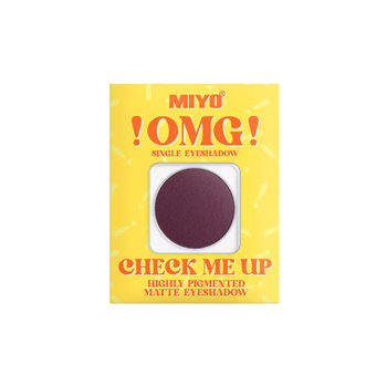 Miyo, !OMG! Check Me Up Highly Pigmented Matte Eyeshadow, Matowy cień do powiek, 04 Sweet Plum,1,3 g - Miyo