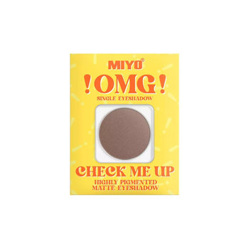 Miyo, !OMG! Check Me Up Highly Pigmented Matte Eyeshadow, Matowy cień do powiek, 14 Brownie,1,3 g - Miyo