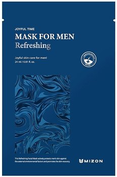 Mizon, Joyful Time Mask For Men Refreshing, Odbudowująca maska w płachcie, 24ml - Mizon