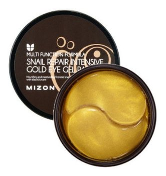 Mizon Snail Repair Intensive Gold Eye Gel Pack, Hydrożelowe płatki pod oczy z złotem i filtratem śluzu ślimaka, 60 szt. - Mizon