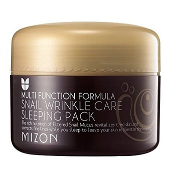 Mizon, Snail Wrinkle Care Sleeping Pack, Krem Przeciwzmarszczkowy, 80ml - Mizon