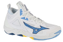 Mizuno Wave Momentum 3 Mid V1GA231797, Unisex, buty do siatkówki, Biały Mizuno