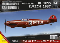 MK-3006 - BF 109V-14 ZURICH 1937 - 1/33 Inna marka