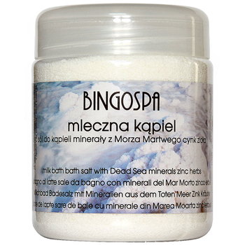 Mleczna kąpiel z minerałami z Morza Martwego BINGOSPA - BINGOSPA
