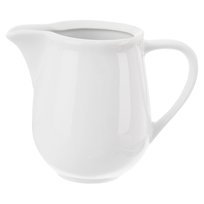 Mlecznik porcelanowy biały MONA duży dzbanuszek na mleko śmietankę sosy dipy 260 ml