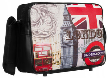 Młodzieżowa, pojemna torba na szerokim pasku — Loren - Loren