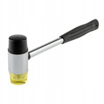 Młotek blacharski 35mm plastik guma z wymiennymi końcówkami trzonek metal