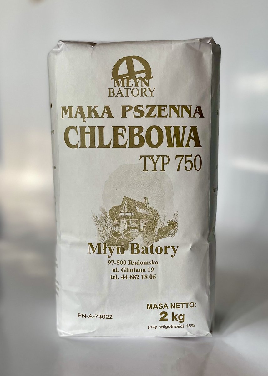 .Młyn Batory Mąka Pszenna Chlebowa Typ750 2kg - Inna Marka | Sklep ...