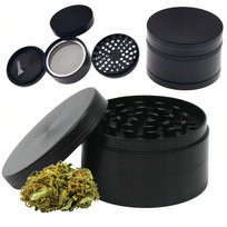 Młynek Crusher Grinder Do Suszu - 1 Sztuka Czarny