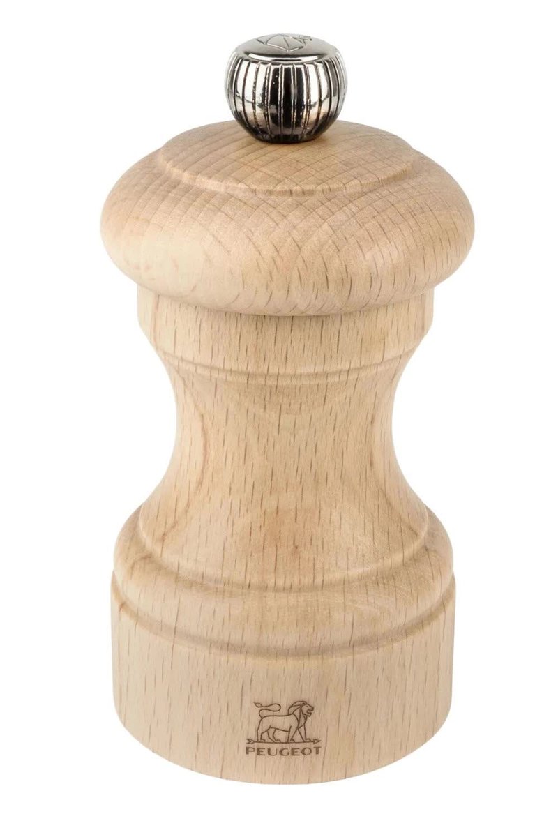 Młynek do pieprzu PEUGEOT Bistro, 10 cm, naturalny brąz