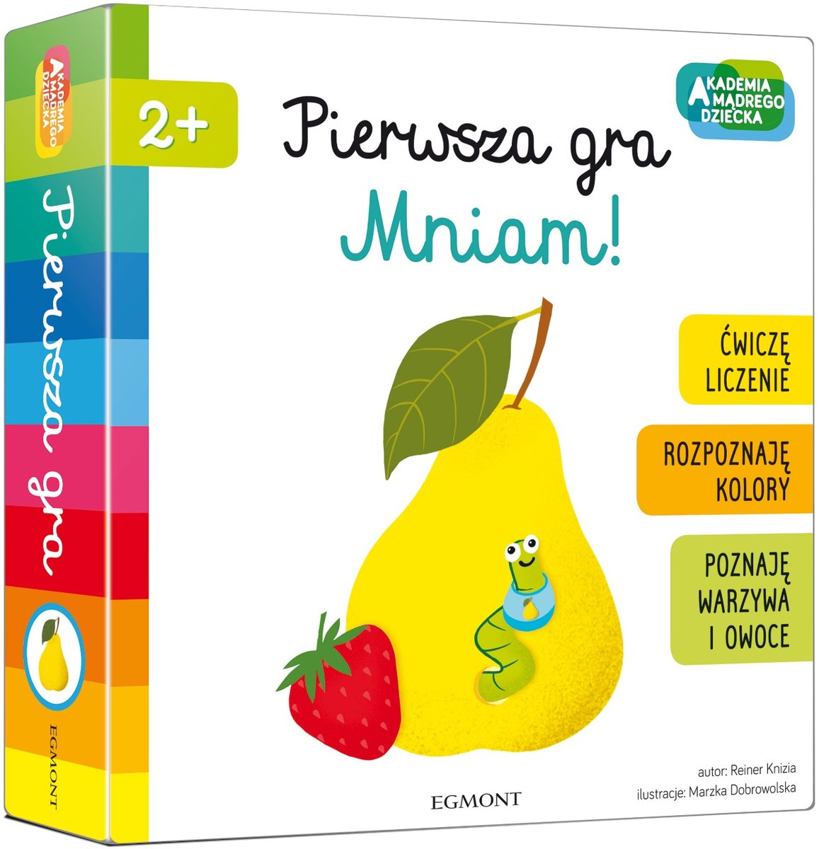 Mniam! Pierwsza gra Akademia mądrego dziecka, gra edukacyjna, Egmont