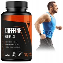 Mocna Czysta Kofeina Trec Endurance Caffeine 200 Plus 60 Kaps Energia Moc Trec
