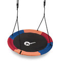 MOCNA HUŚTAWKA OGRODOWA BOCIANIE GNIAZDO 160KG HAMAK FOTEL WISZĄCY 110cm XL - MSport