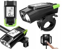 Mocna Lampa Rowerowa Przednia Led Przód Usb Jasna Lampka Licznik Dzwonek Inna marka
