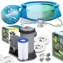 Mocna Pompa Basenowa Pompka Filtrująca Do Basenu Bestway 5678 L/H + Filtr