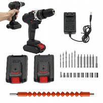 MOCNA WKRĘTARKA UDAROWA 48V LI ION ERGONOMICZNY UCHWYT LED ZESTAW