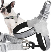 Mocne Szelki Bezuciskowe Smycz Dla Małego Psa Kota Wytrzymałe Roz. M