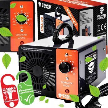 MOCNY 155W generator OZONU Ozonator Oczyszczacz Powietrza 60 000 MG/H filtr - Nexoo