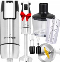 Mocny Blender Ręczny Wielofunkcyjny Mikser 1200W Ostrzejsze Złote Ostrza LEHMANN