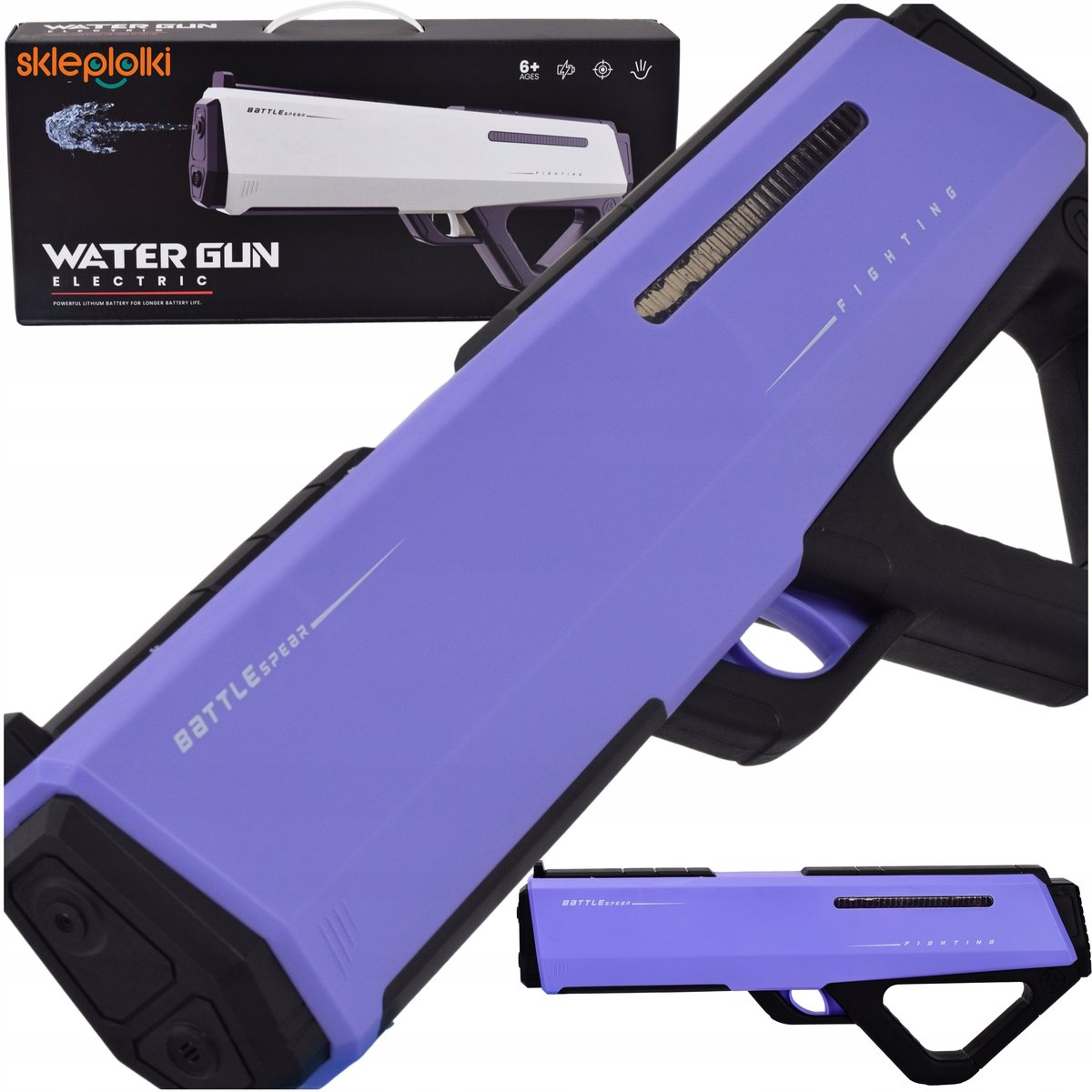 Mocny Elektryczny Pistolet Na Wod Miotacz Dla Dzieci Akumulator Usb mocny-elektryczny-pistolet-na-wod-miotacz-dla-dzieci-akumulator-usb