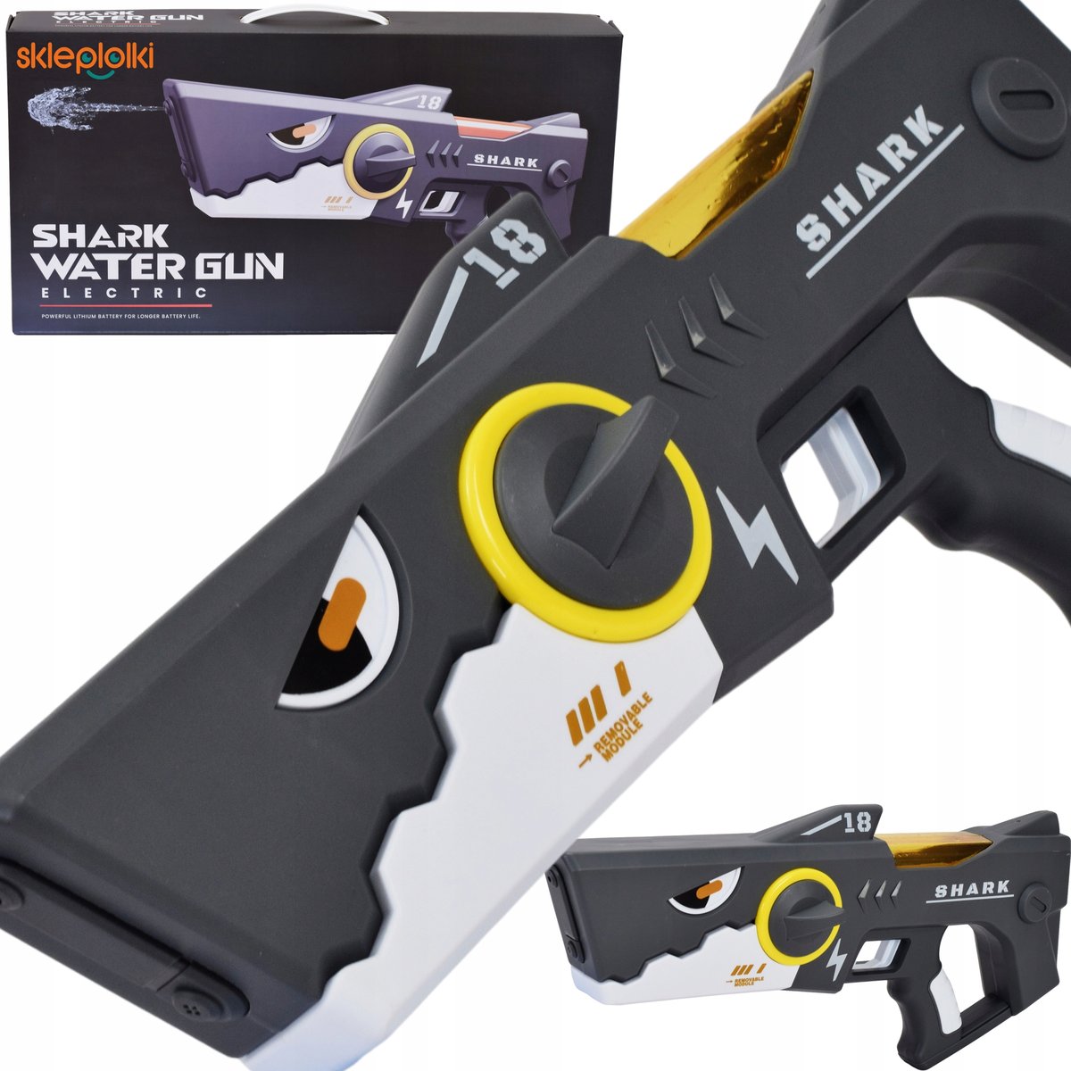 Mocny Elektryczny Pistolet Na Wod Miotacz Dla Dzieci Usb Akumulator mocny-elektryczny-pistolet-na-wod-miotacz-dla-dzieci-usb-akumulator