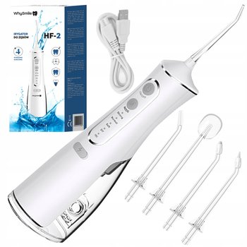 Mocny Irygator Do Zębów Whysmile Dentystyczny Bezprzewodowy 4 Tryby 5 Dysz Hf-2 - LOGIT
