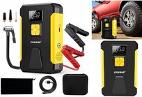 Mocny Jump Starter Booster Rozruch Powerbank Kompresor 12V 26800 Mah 800 A Fjs950