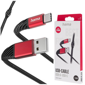 Mocny Kabel USB-C/USB-A Do Ładowania Telefonu Hama Extreme wzmocniony 1,5m - Hama Polska