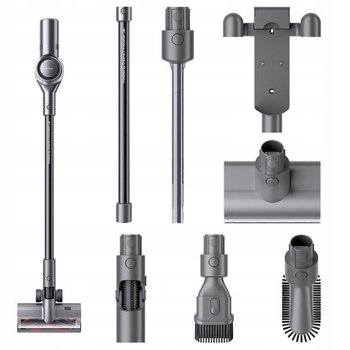 MOCNY ODKURZACZ PIONOWY RĘCZNY 2w1 Dreame V12 srebrny AKCESORIA ZESTAW - Dreame