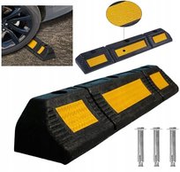 Mocny Ogranicznik Parkingowy Kół Separator Gumowy Odbojnica Odbojnik 58 Cm